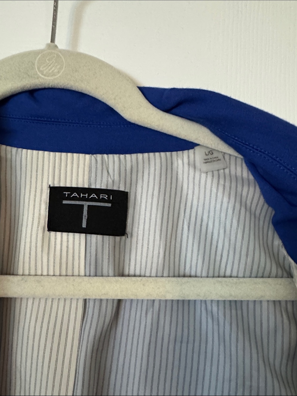 Tahari ASL Royal Blue Single-Button Blazer - Picture 4 of 4